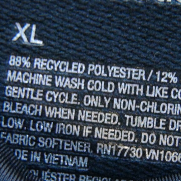 ALL IN MOTION Men's Shirt Stretch Polyester Long Sleeve Black Size S, M, XL,XXL - Picture 9 of 9